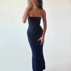 Princess Polly Oscar Midi Dress Navy