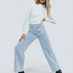Princess Polly Willoby Wide Leg Jean Denim