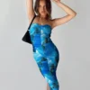 Princess Polly Kayra Midi Dress Blue Multi