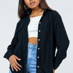 Princess Polly Rylan Shirt Black