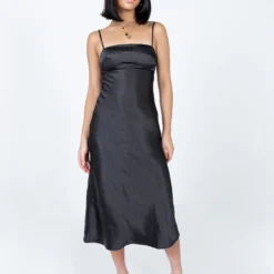 Princess Polly Joseph Midi Dress Black