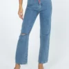 Princess Polly Budapest Straight Leg Denim Jeans