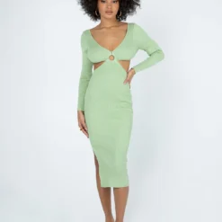 Princess Polly Lucia Midi Dress Green