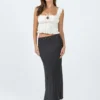 Princess Polly The Charmaine Maxi Skirt Black -Cheap Clothifyx Store 1 modelinfo casey us2 60a64ab4 3b05 4fd0 a932 fdeb2fd5d8e8