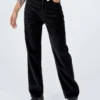 Princess Polly Kalinda Jeans Black Cord -Cheap Clothifyx Store 1 modelinfo cathlin us2 b1436c3a 0249 4b5f 9873 7f74c651ad01