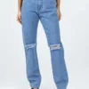 Princess Polly I'm Fine Mom Jeans Mid Wash Denim 2 Princess Polly I'm Fine Mom Jeans Mid Wash Denim -Cheap Clothifyx Store 1 modelinfo elise us2 0f0583ba 69b5 46b6 957a 1a61d0d3f638
