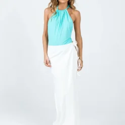 Princess Polly Anisha Tie Maxi Skirt White