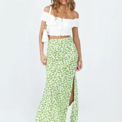 Dyl Midi Skirt Green