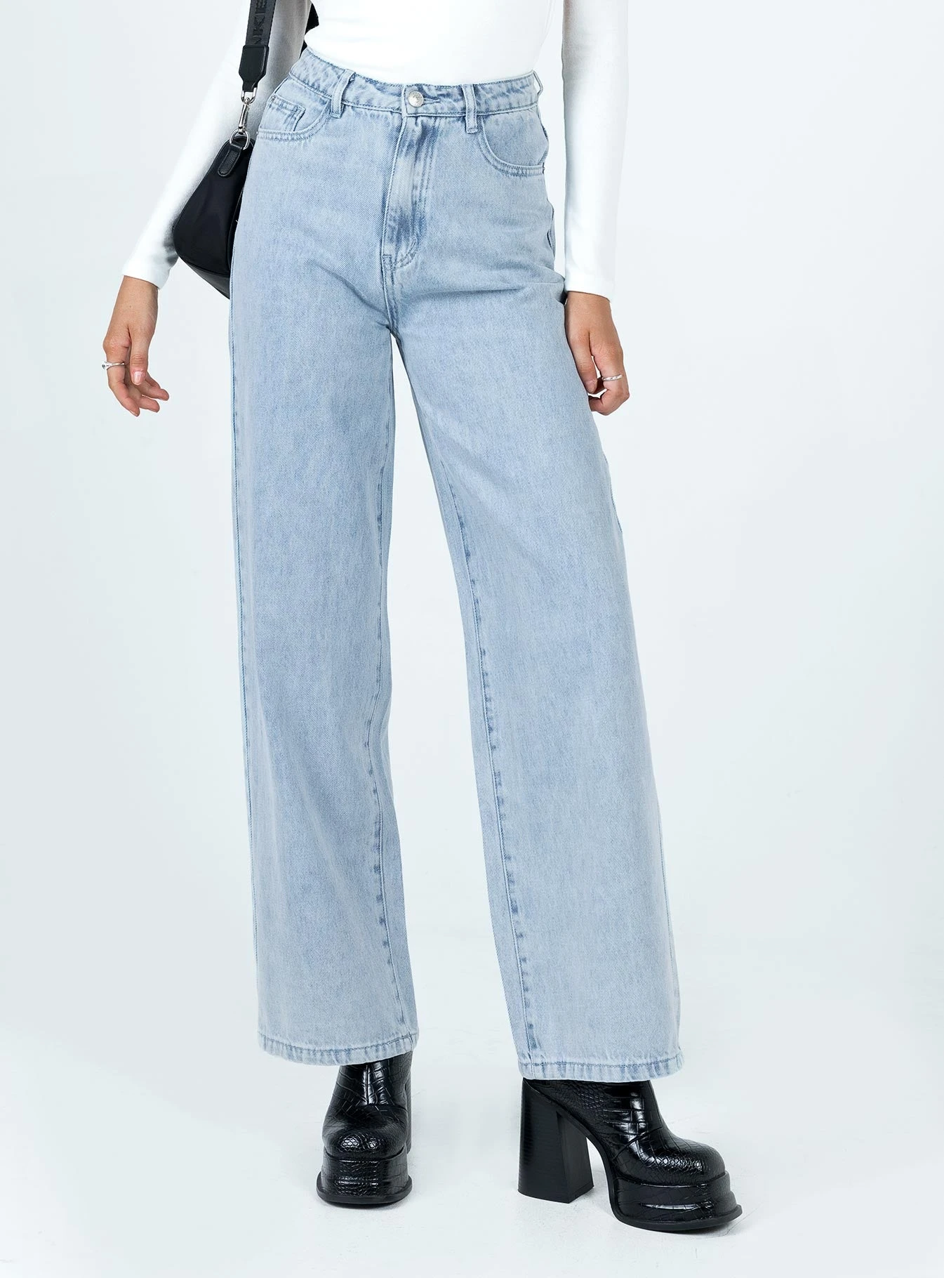 Princess Polly Willoby Wide Leg Jean Denim 4 Princess Polly Willoby Wide Leg Jean Denim - Image 2