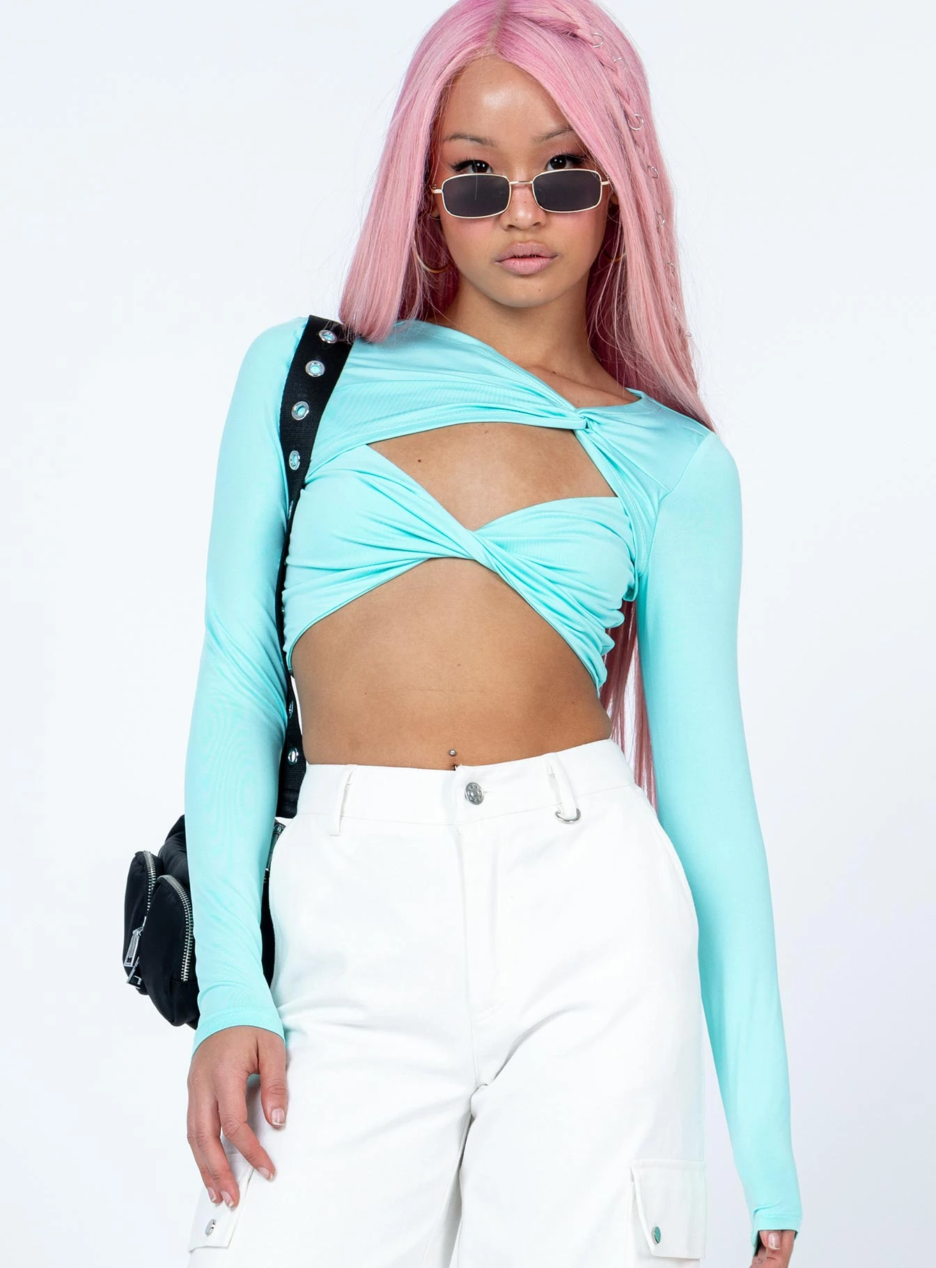 Princess Polly Fabio Long Sleeve Top Blue 3 Princess Polly Fabio Long Sleeve Top Blue