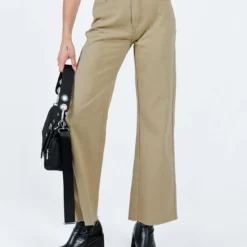 Princess Polly Arlington Straight Leg Denim Jeans Stone