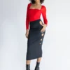 Alice Keyhole Maxi Skirt Black -Cheap Clothifyx Store 1 modelinfo juliette us2 91f2c597 61b7 4697 b951 912062f69f25