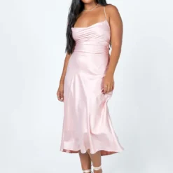 Celena Midi Dress Pink