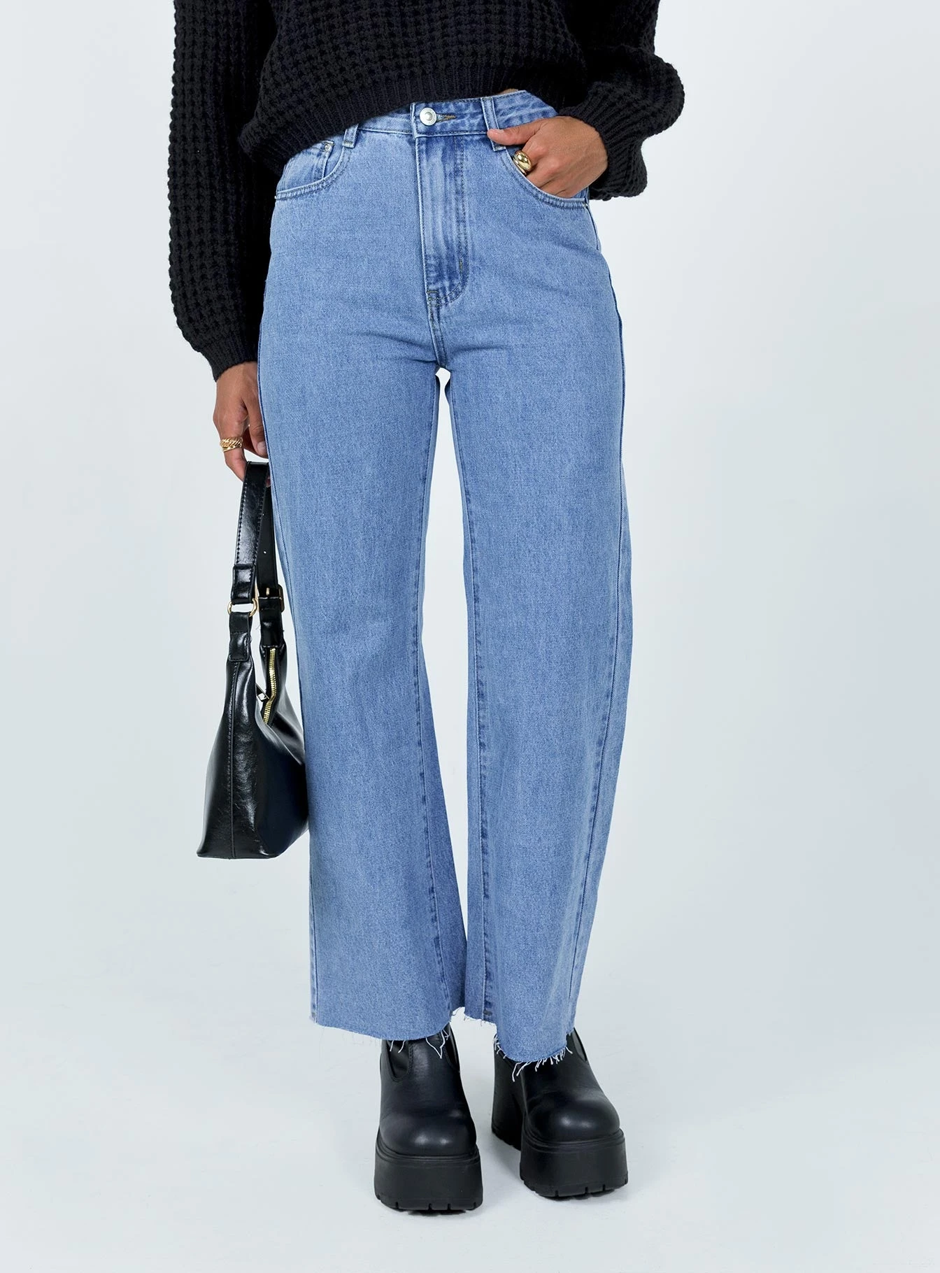 Princess Polly Boundless Denim Jeans Mid Wash 3 Princess Polly Boundless Denim Jeans Mid Wash