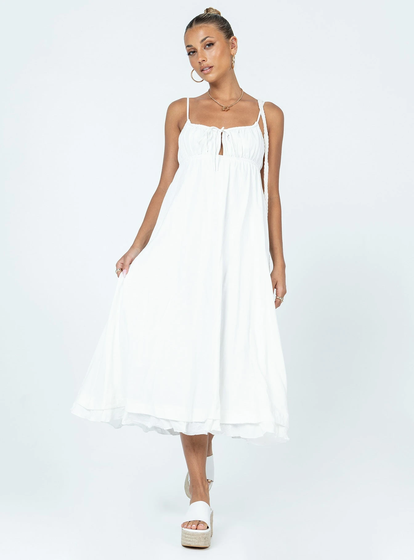 Princess Polly Empress Of Love Maxi Dress White 5 Princess Polly Empress Of Love Maxi Dress White - Image 3