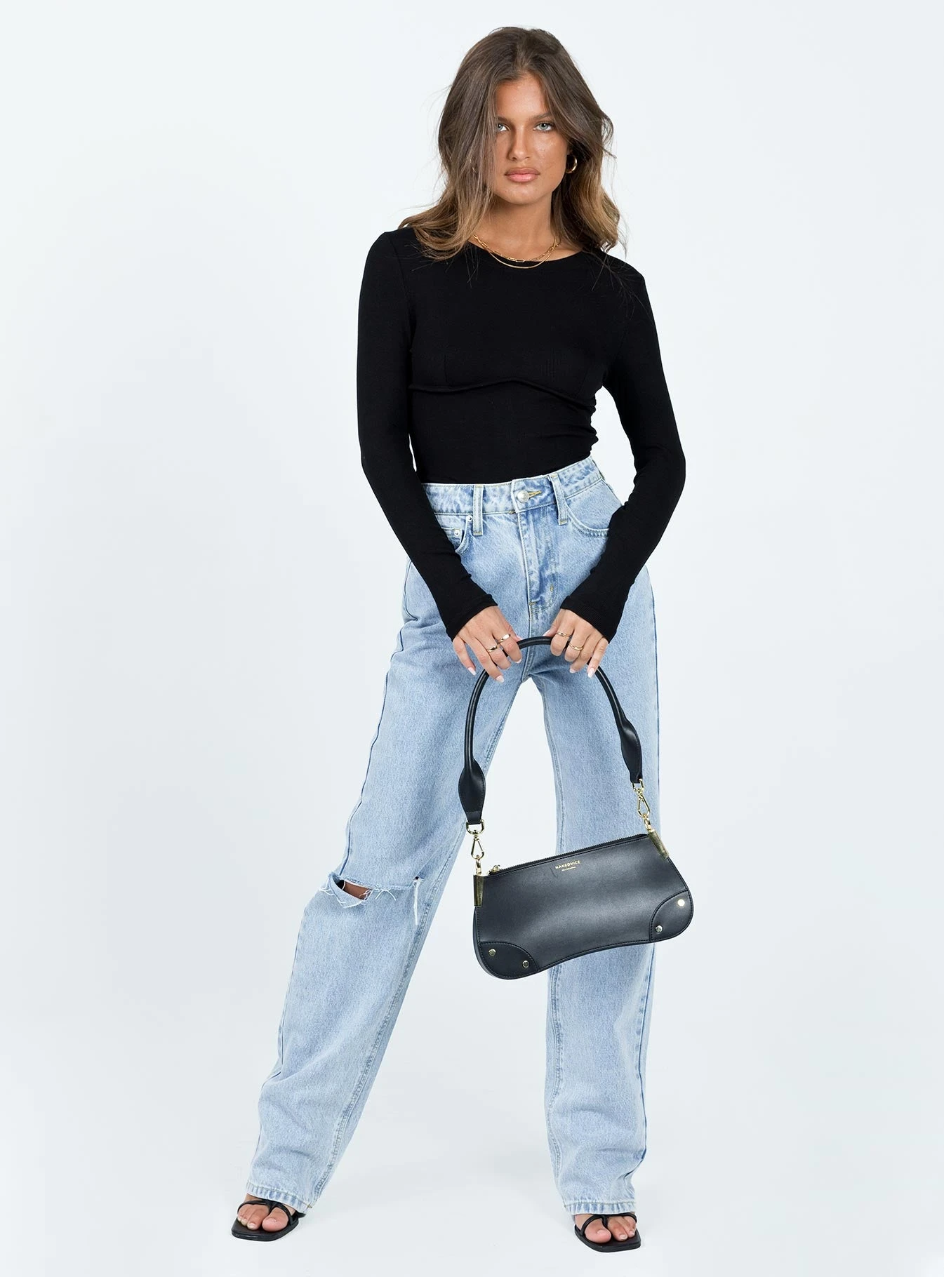 Princess Polly Swenson Long Sleeve Bodysuit Black 4 Princess Polly Swenson Long Sleeve Bodysuit Black - Image 2