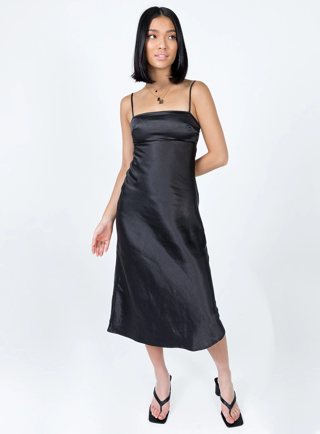 Princess Polly Joseph Midi Dress Black 4 Princess Polly Joseph Midi Dress Black - Image 2