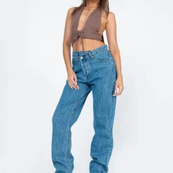 Princess Polly Holly Asymmetric Straight Leg Jean Mid Wash Denim 13 Princess Polly Holly Asymmetric Straight Leg Jean Mid Wash Denim -Cheap Clothifyx Store 2 modelinfo Lexi us2 bc38e68b 3651 41b8 8385 596e48928db4