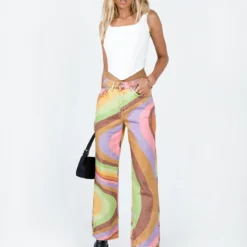 The Ragged Priest Psychedelic Jeans Multi -Cheap Clothifyx Store 2 modelinfo emma us2 79fe450b 19c8 4320 b9c6 43237e373244