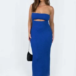 Princess Polly Talena Strapless Midi Dress Blue -Cheap Clothifyx Store 2 modelinfo mikayla us6 f8d1bb66 3c99 4160 8804 02f926581985