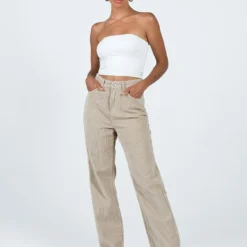 Princess Polly Kalinda Jeans Beige Cord