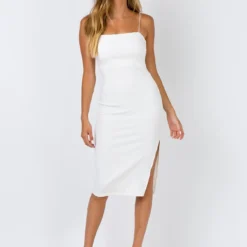 Princess Polly Kiana Midi Dress White -Cheap Clothifyx Store 2 132 213