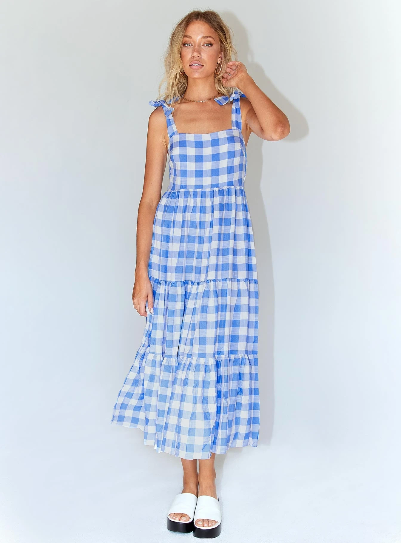 Princess Polly Rae Midi Dress Blue 4 Princess Polly Rae Midi Dress Blue - Image 2