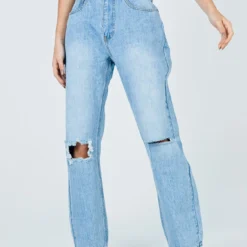 Princess Polly Fairmount Straight Leg Jean Light Wash Denim -Cheap Clothifyx Store 2 5e28dc8e 23ae 41ee 9ed2 bc64e1372840