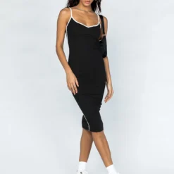 Princess Polly Arabellae Midi Dress Black -Cheap Clothifyx Store 2 6a335422 3b57 43a1 946f 383eff3fd4c0
