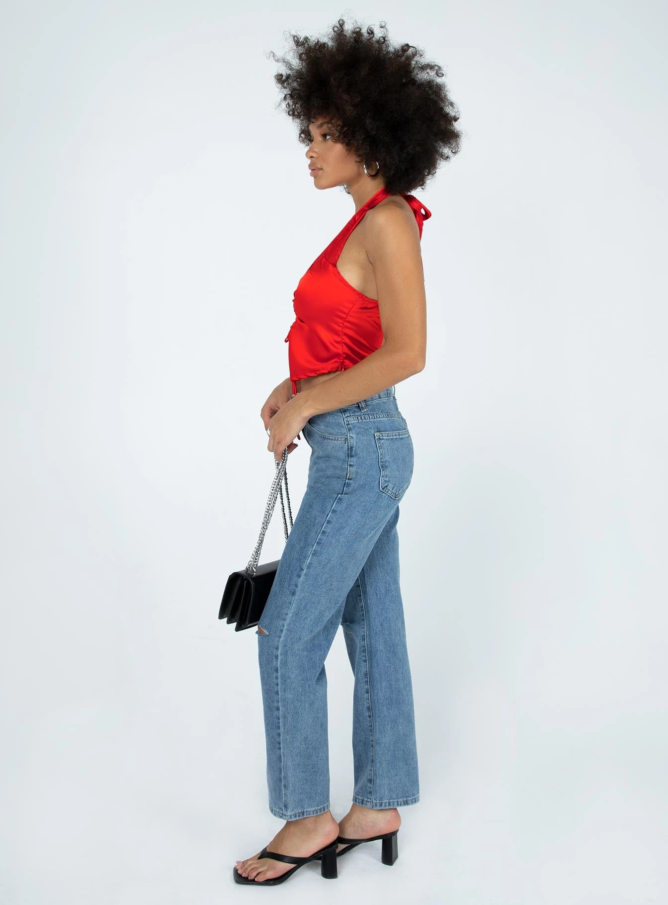 Princess Polly Budapest Straight Leg Denim Jeans 5 Princess Polly Budapest Straight Leg Denim Jeans - Image 3