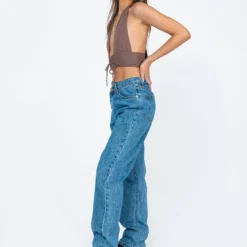 Princess Polly Holly Asymmetric Straight Leg Jean Mid Wash Denim 14 Princess Polly Holly Asymmetric Straight Leg Jean Mid Wash Denim -Cheap Clothifyx Store 3 modelinfo Lexi us2 4dec3cad a1b9 4657 b8c7 68304f10507f