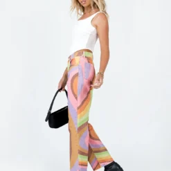 The Ragged Priest Psychedelic Jeans Multi -Cheap Clothifyx Store 3 modelinfo emma us2 05d26ec0 6eba 4543 b407 6253f9d85084