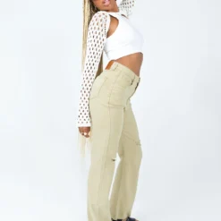 Princess Polly Lou Jeans Beige 8 Princess Polly Lou Jeans Beige -Cheap Clothifyx Store 3 modelinfo lola us4 fab51cf6 1ac5 4f13 aab1 46251835c99a