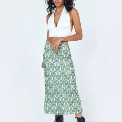 Princess Polly Sherman Midi Skirt Green -Cheap Clothifyx Store 3 modelinfo lyric us2 c42352e6 6f63 45f2 9fde 860b3926b83e