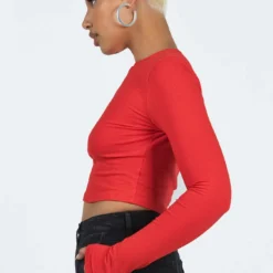 Love Bites Long Sleeve Top Red 8 Love Bites Long Sleeve Top Red -Cheap Clothifyx Store 3 modelinfo sarah us6 675930f6 9fbb 4f17 a5cf deb054268e49