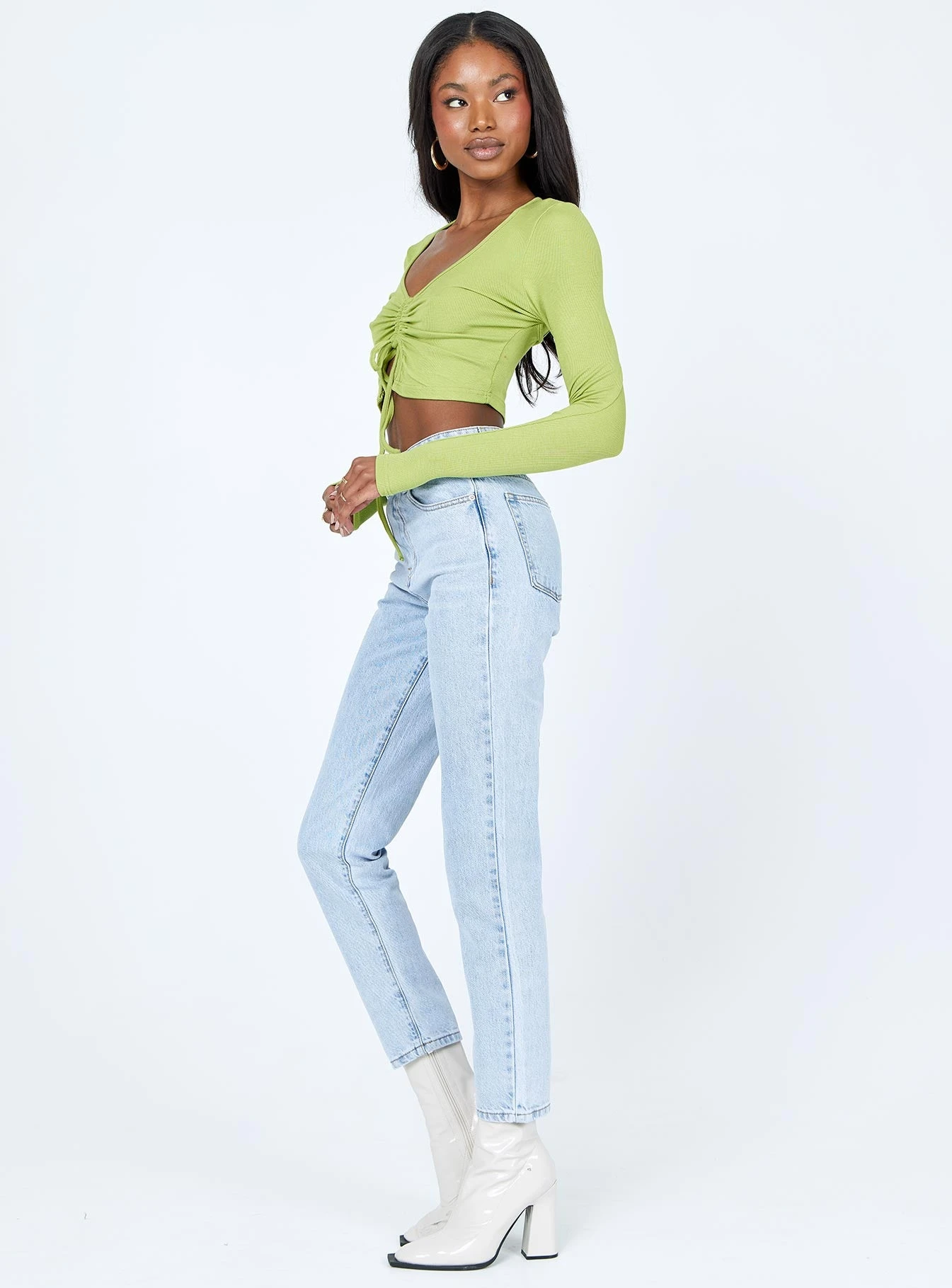 Princess Polly Taranto Skinny Denim Jeans 5 Princess Polly Taranto Skinny Denim Jeans - Image 3