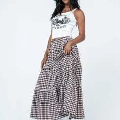 Princess Polly Hale Midi Skirt Brown 8 Princess Polly Hale Midi Skirt Brown -Cheap Clothifyx Store 3 modelinfo yarelis us2 bb455a65 9a50 4ce7 a793 eb00ed40209a