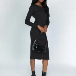 Don't Blame Me Long Sleeve Midi Dress Black -Cheap Clothifyx Store 3 0f207d68 d20c 4179 b1f2 b39dd1781e08
