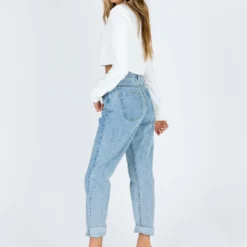 Princess Polly Tyler Jean Mom Jean Mid Wash Denim -Cheap Clothifyx Store 3 6fb88f3c 68f1 4a98 9594 c439cbcbb9e1