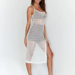 Princess Polly Bria Midi Dress Off White -Cheap Clothifyx Store 3 76cb0933 af48 41be 94fc 4f8fd36f43ce