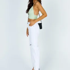 Princess Polly Cece Hammer Wide Leg Knee Rip Jeans White Denim -Cheap Clothifyx Store 3 851b114d 7c80 40a2 ae70 1ca85384ccc1
