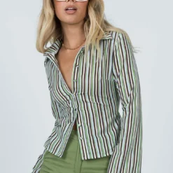 Princess Polly Anni Stripe Shirt Multi -Cheap Clothifyx Store 3 fe0ca275 f452 43af b763 498ca4704ea5