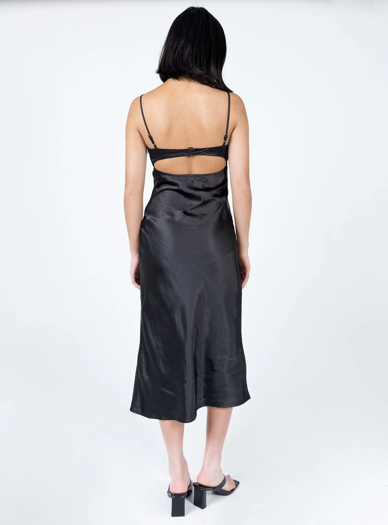 Princess Polly Joseph Midi Dress Black 6 Princess Polly Joseph Midi Dress Black - Image 4