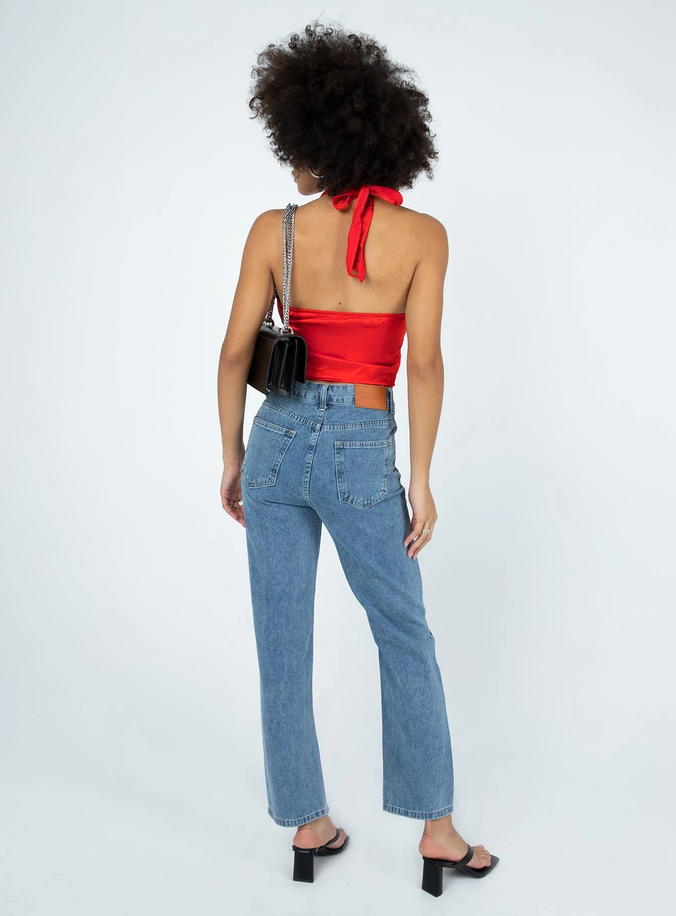 Princess Polly Budapest Straight Leg Denim Jeans 6 Princess Polly Budapest Straight Leg Denim Jeans - Image 4