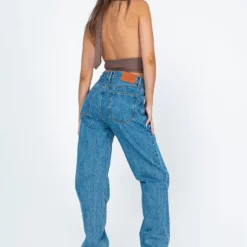 Princess Polly Holly Asymmetric Straight Leg Jean Mid Wash Denim 15 Princess Polly Holly Asymmetric Straight Leg Jean Mid Wash Denim -Cheap Clothifyx Store 4 modelinfo Lexi us2 558f556e 94b8 4f53 aa82 a100bdc0ef1f