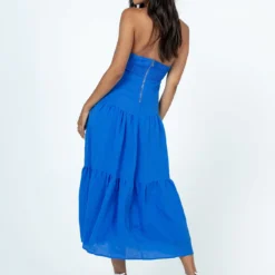 Princess Polly Allie Midi Dress Blue -Cheap Clothifyx Store 4 modelinfo Vivien us4 1ff1583f 237e 4119 bae9 521ecba8b8cf