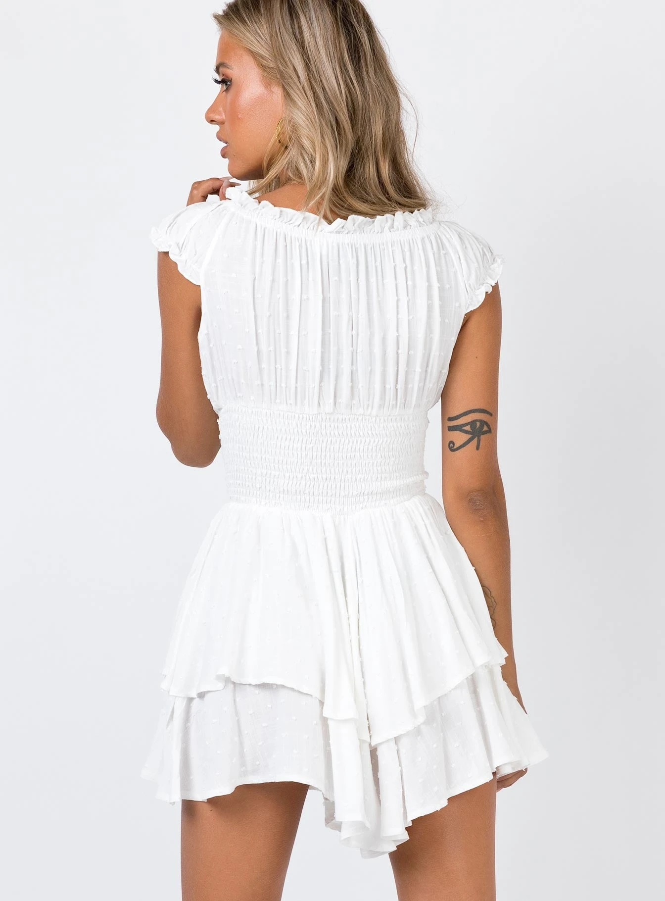 The Love Galore Romper White Lower Impact 8 The Love Galore Romper White Lower Impact - Image 6