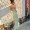 Princess Polly Oscar Midi Dress Sage Green -Cheap Clothifyx Store 4 modelinfo elise us2 63afa9ec 0bfd 4291 ac5f 004e1d3153bb