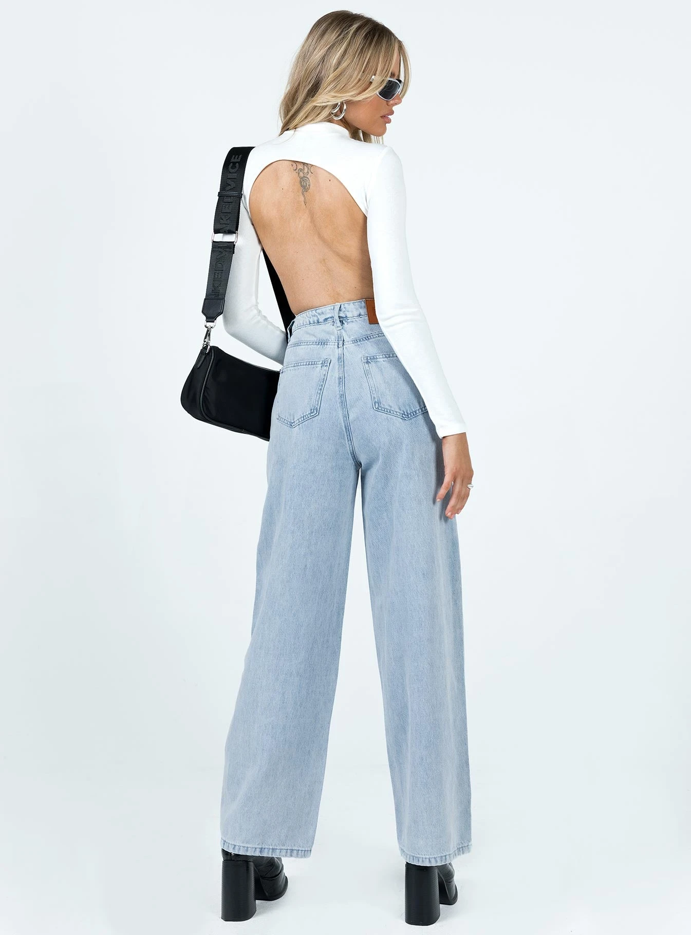 Princess Polly Willoby Wide Leg Jean Denim 7 Princess Polly Willoby Wide Leg Jean Denim - Image 5