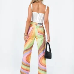 The Ragged Priest Psychedelic Jeans Multi -Cheap Clothifyx Store 4 modelinfo emma us2 85fa4de3 0989 46b8 b670 107b8e6d882c